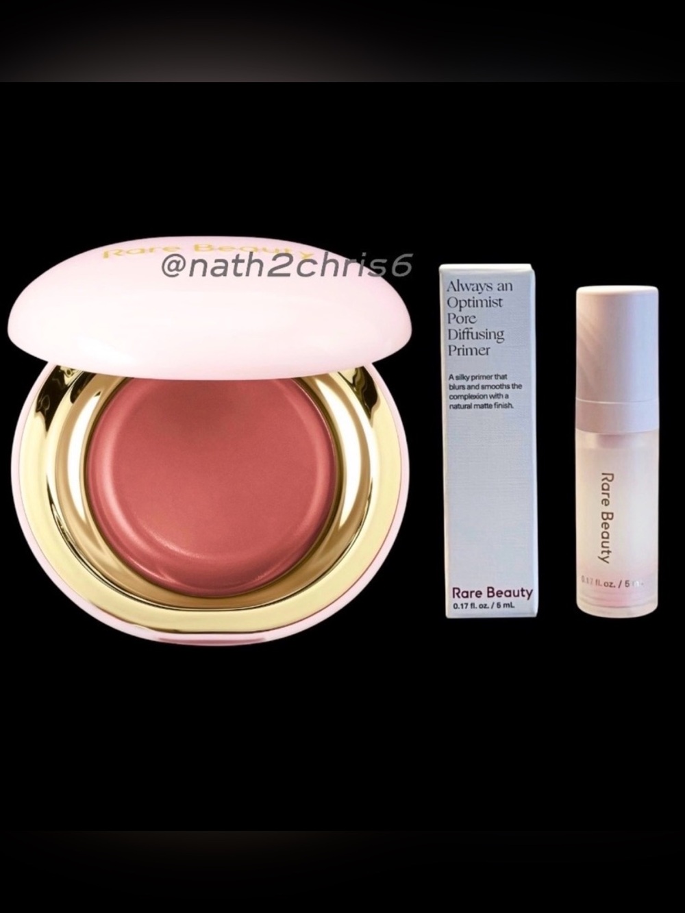 Rare Beauty Stay Vulnerable Melting Blush & Always An Optimist Primer New